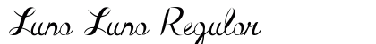 Luna Luna Regular Font Preview