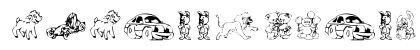 LSLittleBits4 Regular Font Preview