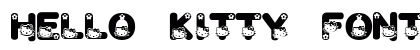 HELLO KITTY FONT Regular Font HELLO KITTY FONT Regular Font Preview