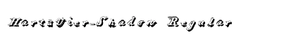 HartzVier-Shadow Regular Font Preview