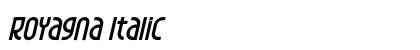 Royagna Italic preview