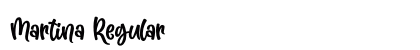 Martina Regular Font Preview