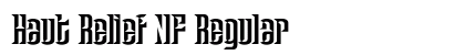 Haut Relief NF Regular preview