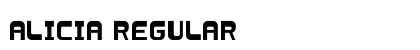 Alicia Regular Font Preview