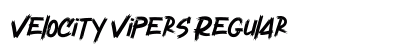 Velocity Vipers Regular Font Preview
