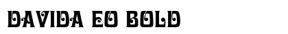 Davida Eo Bold Font Preview