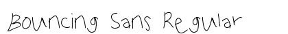 Bouncing Sans Regular preview