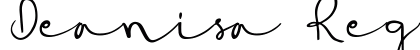 Deanisa Regular Font Preview