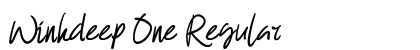 Winkdeep One Regular Font Preview