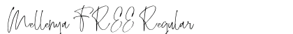 Mellenya FREE Regular Font Preview