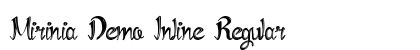 Mirinia Demo Inline Regular preview Mirinia Demo Inline Regular preview