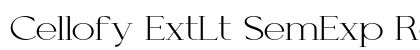 Cellofy ExtLt SemExp Regular preview Cellofy ExtLt SemExp Regular preview