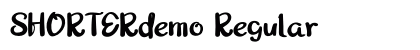 SHORTERdemo Regular preview SHORTERdemo Regular preview
