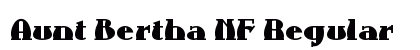 Aunt Bertha NF Regular Font Preview