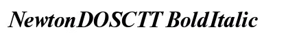 NewtonDOSCTT BoldItalic preview