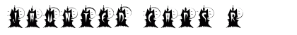 HAUNTED CAPS Regular Font Preview