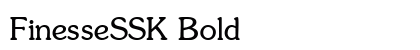 FinesseSSK Bold Font Preview