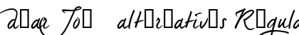 dearJoe 5 alternatives Regular Font Preview