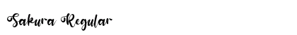 Sakura Regular (OpenType) Font Preview