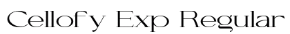 Cellofy Exp Regular preview Cellofy Exp Regular preview