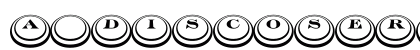 a_DiscoSerifDblDn3D Regular