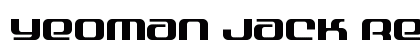 Yeoman Jack Regular Font Preview Yeoman Jack Regular Font Preview