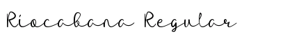 Riocabana Regular preview