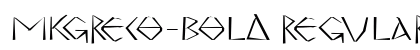 MKGreco-Bold Regular