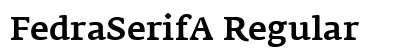 FedraSerifA Regular Preview