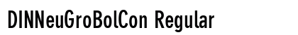 DINNeuGroBolCon Regular font free download