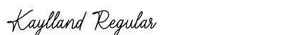 Kaylland Regular Font Kaylland Regular Font Preview