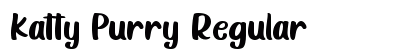 Katty Purry Regular Font Preview