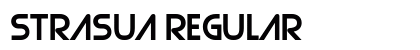 Strasua Regular preview Strasua Regular preview
