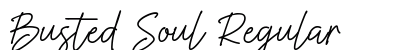 Busted Soul Regular Font Preview Busted Soul Regular Font Preview