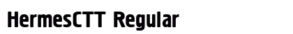 HermesCTT Regular Font Preview