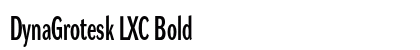 DynaGrotesk LXC Bold preview DynaGrotesk LXC Bold preview