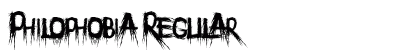 Philophobia Regular Font Preview
