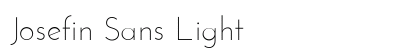 Josefin Sans Light Font Josefin Sans Light Font Preview