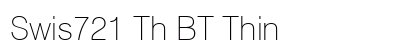 Swis721 Th BT Thin font free download
