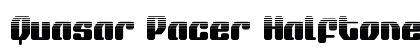 Quasar Pacer Halftone Regular Font Preview