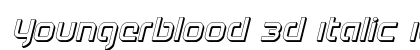 Youngerblood 3D Italic Italic preview