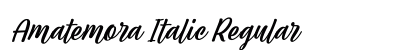Amatemora Italic Regular preview