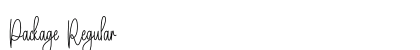 Package Regular (OpenType) Font Preview Package Regular (OpenType) Font Preview