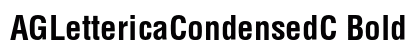 AGLettericaCondensedC Bold preview