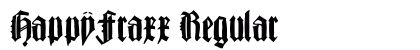 HappyFraxx Regular Font Preview