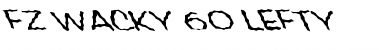 FZ WACKY 60 LEFTY Font