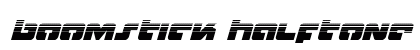 Boomstick Halftone Italic Italic Font Preview