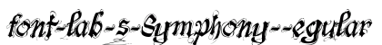 font-lab's Symphony Regular preview