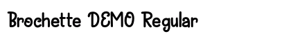 Brochette DEMO Regular Font Preview
