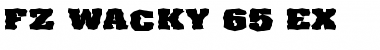Download FZ WACKY 65 EX Font
